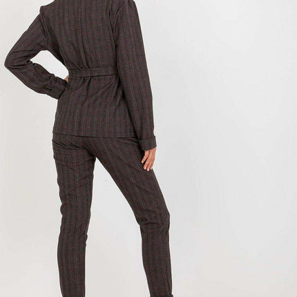 Chic Checkered Style Jacket