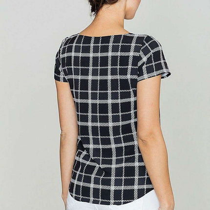 Chic Checkered Top by Lenitif - Très Elite