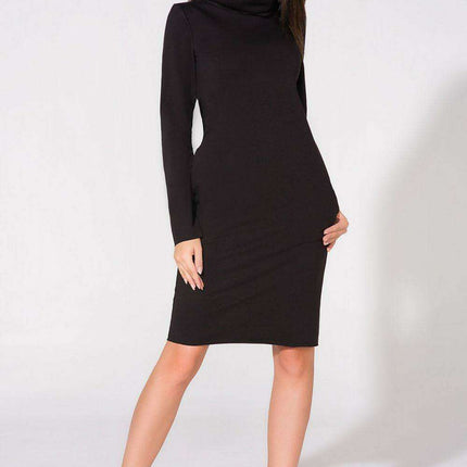 Chic Chimney Knit Dress with Pockets - Model 61725 Tessita Enhanced - Très Elite