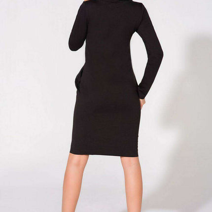 Chic Chimney Knit Dress with Pockets - Model 61725 Tessita Enhanced - Très Elite