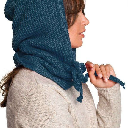 Chic Chimney Knit Loop Scarf