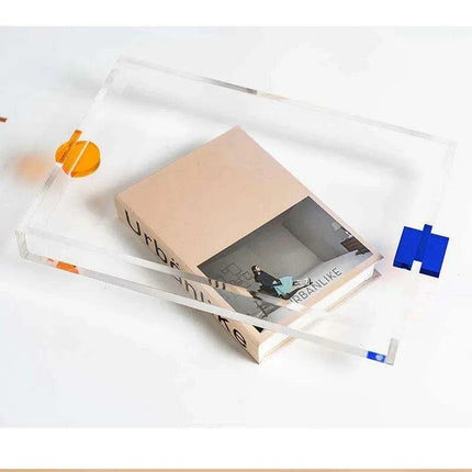 Chic Clear Acrylic Serving Tray for Elegant Teacup Display - Modern Home Essential - Très Elite