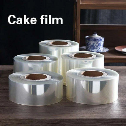 Chic Clear Mousse Cake Wrap Set with Elegant Foil and Secure Closure - Premium Dessert Presentation Solution - Très Elite