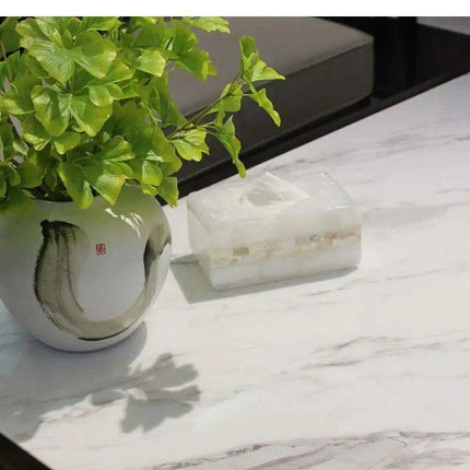 Chic Coastal-Inspired Tissue Box Holder for Elegant Home and Hospitality Settings - Très Elite