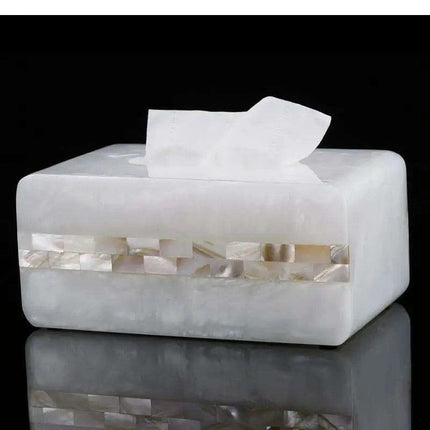 Chic Coastal-Inspired Tissue Box Holder for Elegant Home and Hospitality Settings - Très Elite