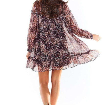 Chic Cocktail Chiffon Mini Dress for Effortless Elegance - Très Elite