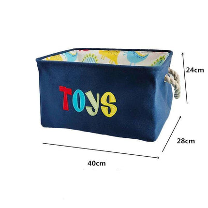 Chic Collapsible Canvas Storage Bin for Kids..