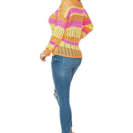 Chic Colorful Peekaboo Pullover - Très Elite