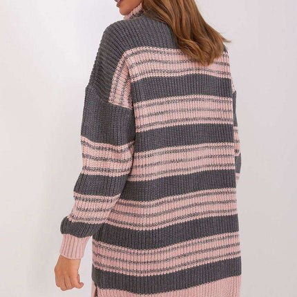 Chic Colorful Striped Knit Dress - Très Elite
