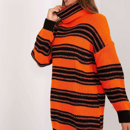 Chic Colorful Striped Knit Dress - Très Elite