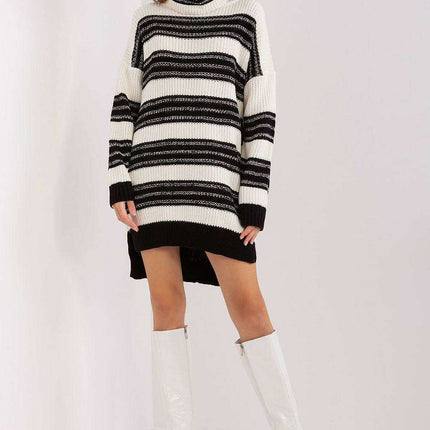 Chic Colorful Striped Knit Dress