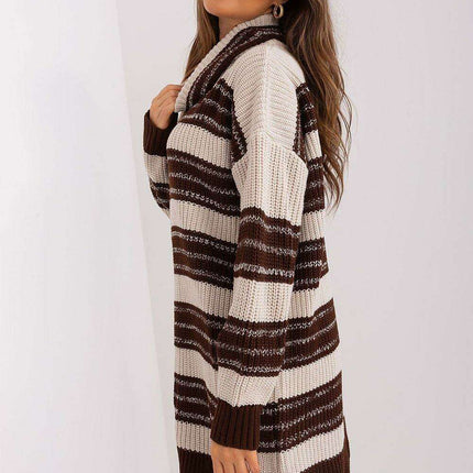 Chic Colorful Striped Knit Dress - Très Elite