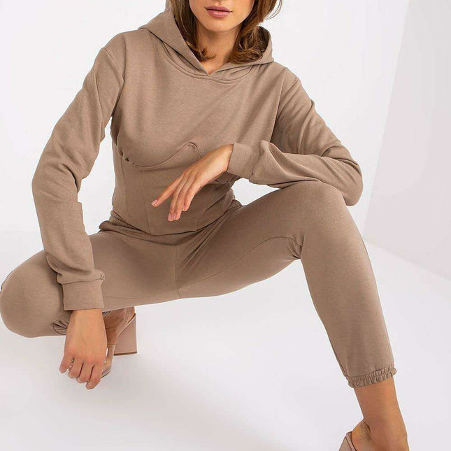 Chic Comfort Hoodie and Pants Ensemble - Très Elite