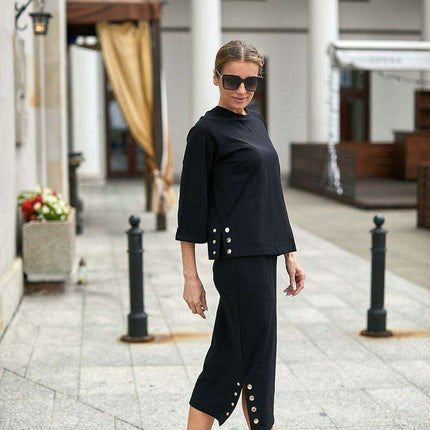 Chic Comfort Knit Ensemble - Très Elite