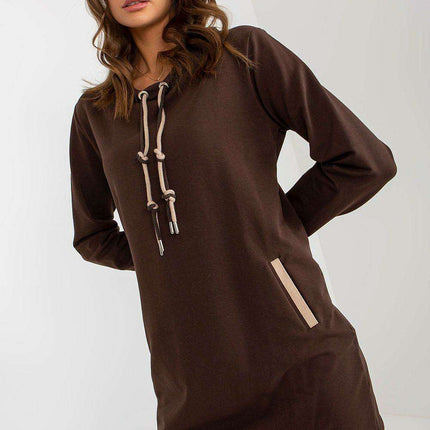 Chic Comfort Long Sleeve Lounge Dress - Très Elite