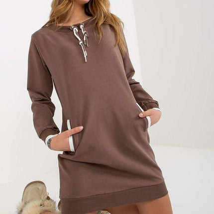 Chic Comfort Long Sleeve Lounge Dress - Très Elite