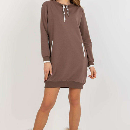 Chic Comfort Long Sleeve Lounge Dress - Très Elite
