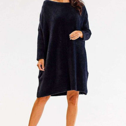Chic Comfort: Luxurious Oversized Knit Sweater with Elegant Long Sleeves