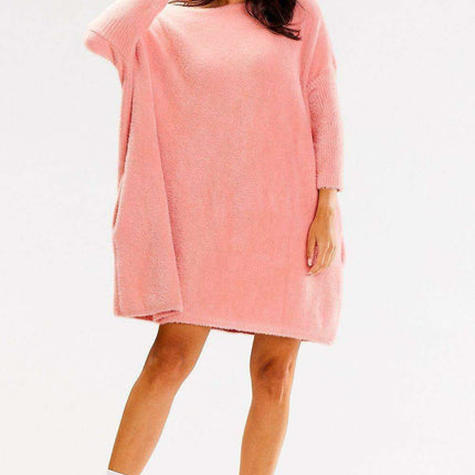 Chic Comfort: Luxurious Oversized Knit Sweater with Elegant Long Sleeves