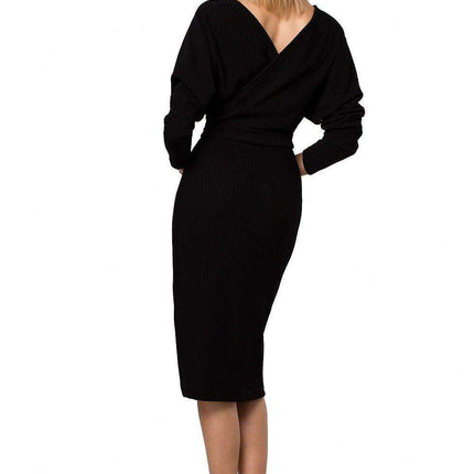 Chic Comfort Ribbed Casual Dress - Très Elite