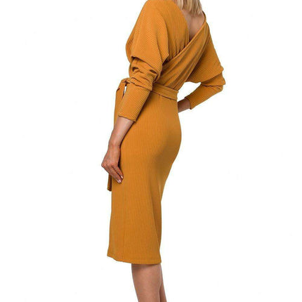 Chic Comfort Ribbed Casual Dress - Très Elite