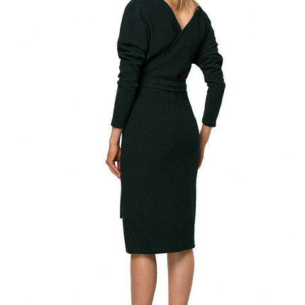 Chic Comfort Ribbed Casual Dress - Très Elite