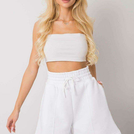 Chic Comfort Women's Cotton Stretch Shorts with Elastic Waistband