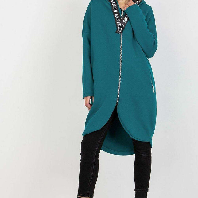 Chic Comfort Zip-Up Hoodie for Women