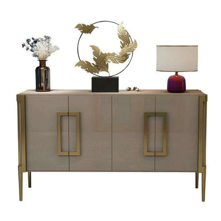 Chic Contemporary Sideboard with Stainless Steel Features- Très Elite- Très Elite