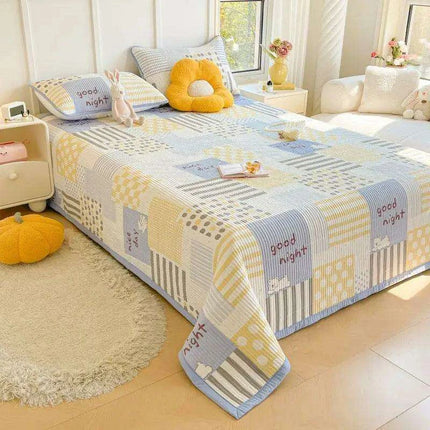 Chic Cotton Bedspreads for Double and Queen Size Beds - Cozy Princess-Inspired Covers for a Stylish Bedroom Retreat..