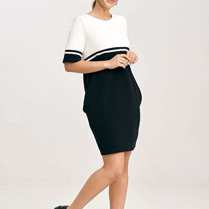 Chic Cotton Belted Mini Dress with Functional Pockets - Très Elite