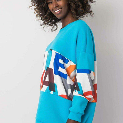 Chic Cotton Blend Women's Casual Pullover Sweatshirt - Très Elite