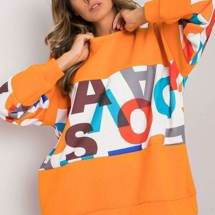 Chic Cotton Blend Women's Casual Pullover Sweatshirt - Très Elite