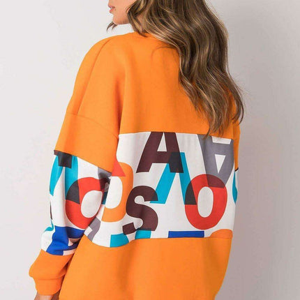Chic Cotton Blend Women's Casual Pullover Sweatshirt - Très Elite