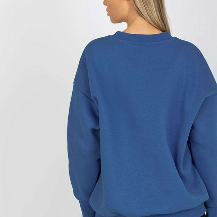 Chic Cotton Blend Women's Relaxed Fit Sweatshirt - Très Elite