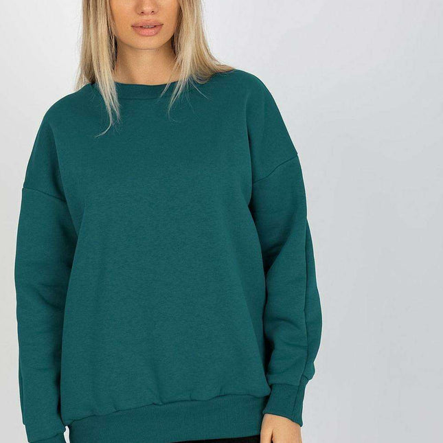 Chic Cotton Blend Women's Relaxed Fit Sweatshirt