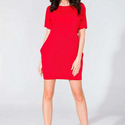 Chic Cotton Daydress with Edgy Raw Edge Accents - Très Elite