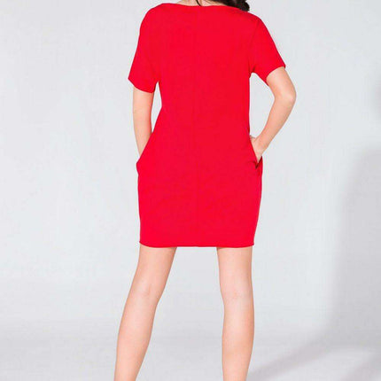 Chic Cotton Daydress with Edgy Raw Edge Accents - Très Elite