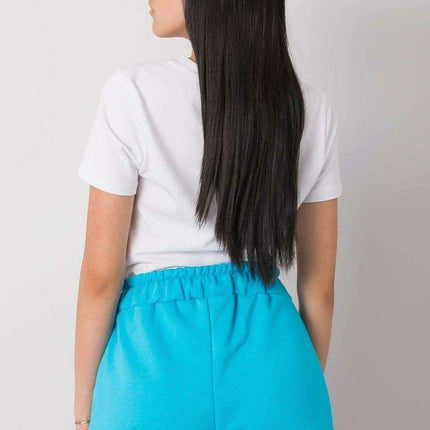 Chic Cotton Elastic Waist Paris Shorts For Women Summer - Très Elite