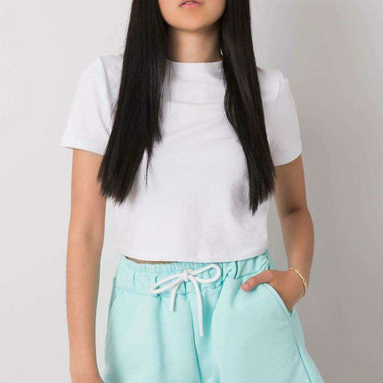 Chic Cotton Elastic Waist Paris Shorts For Women Summer - Très Elite