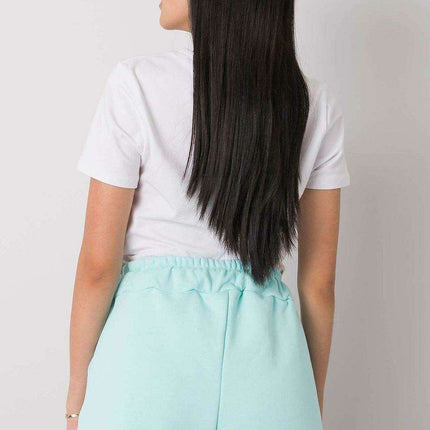 Chic Cotton Elastic Waist Paris Shorts For Women Summer - Très Elite