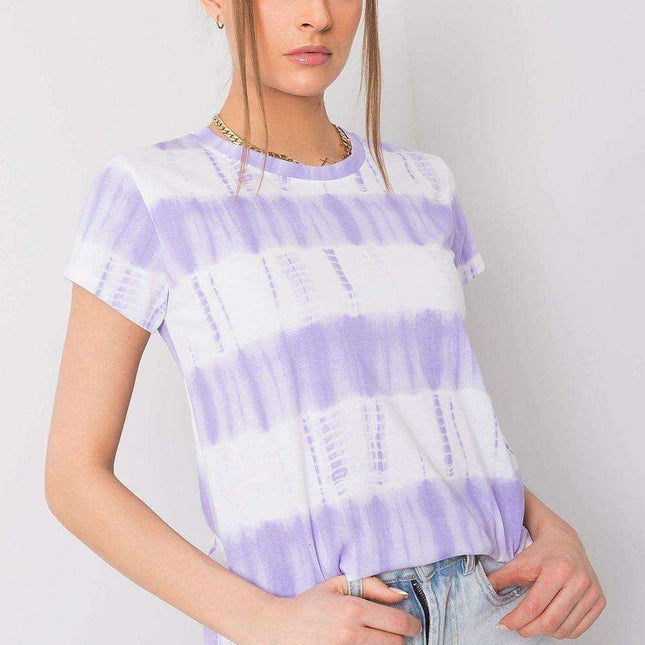 Chic Cotton Graphic Tee For Women Italy Moda Short Sleeve