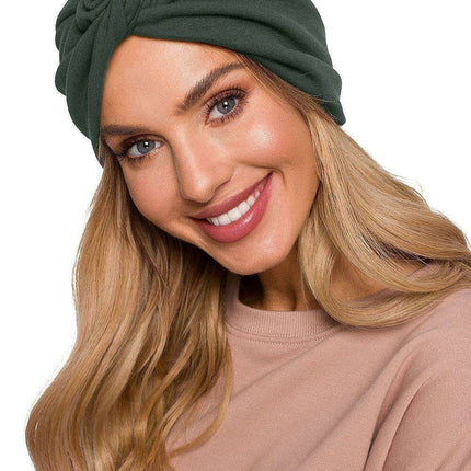 Chic Cotton Knit Turban Cap - Très Elite