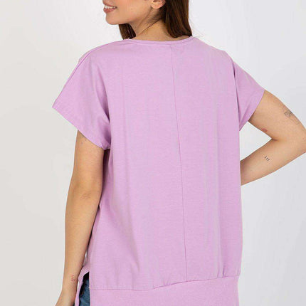 Chic Cotton-Spandex Blend Blouse - Très Elite