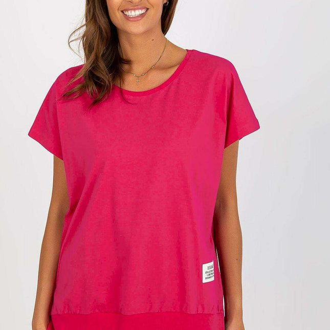 Chic Cotton-Spandex Blend Blouse