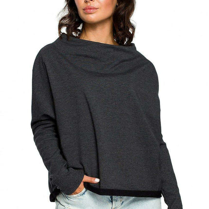 Chic Cozy Cotton Blend Women's Sweatshirt by BeWear - Très Elite