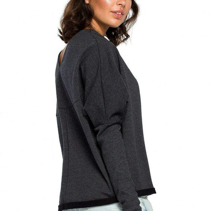 Chic Cozy Cotton Blend Women's Sweatshirt by BeWear - Très Elite