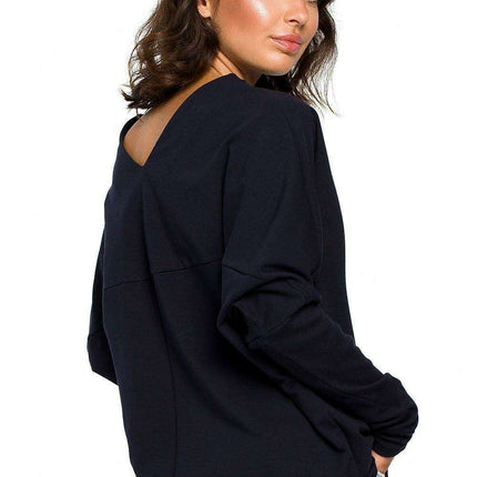 Chic Cozy Cotton Blend Women's Sweatshirt by BeWear - Très Elite