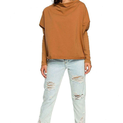 Chic Cozy Cotton Blend Women's Sweatshirt by BeWear - Très Elite