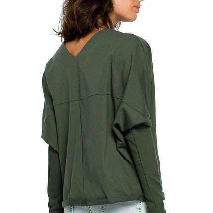 Chic Cozy Cotton Blend Women's Sweatshirt by BeWear - Très Elite
